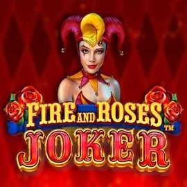 Fire and Roses Joker slot logo by Triple Edge Studios at Spinstein Casino