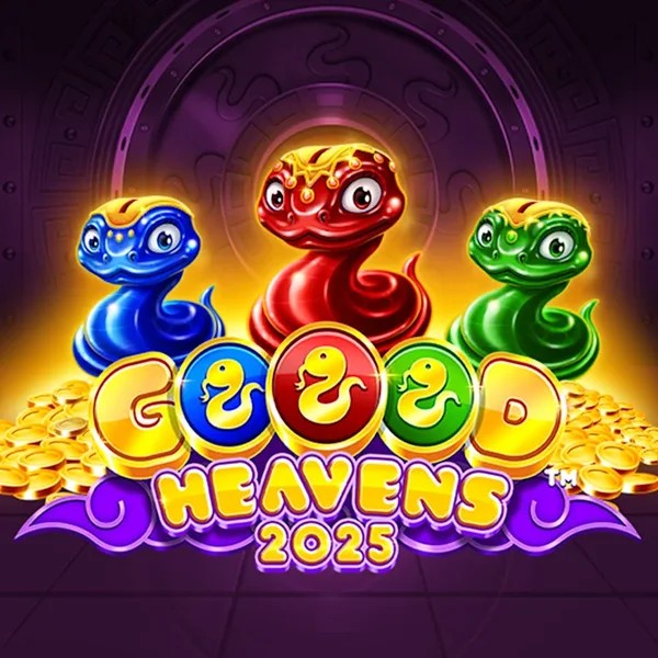 Goood Heavens logo by Rarestone Gaming at Spinstein Casino