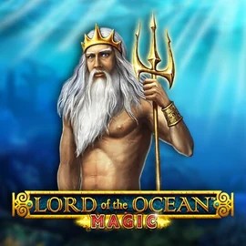 Lord Of The Ocean Magic slot logo by Novomatic at Spinstein Casino