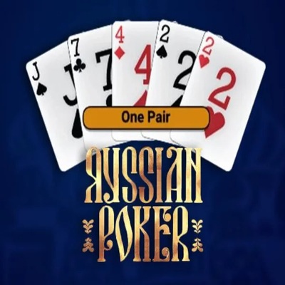 Russian Poker slot icon by OneTouch Games, available at Spinstein Casino