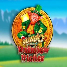 Slingo Rainbow Riches logo – Casino Games by Gaming Realms at Spinstein Casino